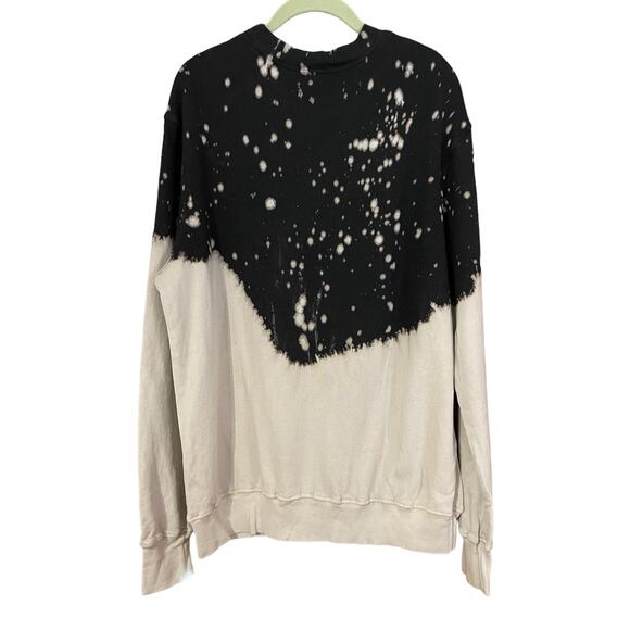 STRUT THIS Mason Oversized Sweatshirt in Midnight Splatter Small NWT - Picture 7 of 9